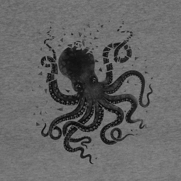 Octopus in the Deep by littleclyde